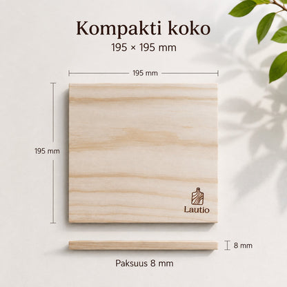 Lautio Accoya cutting board 195 × 195 mm
